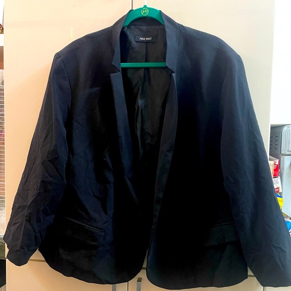 Nine West Jackets & Blazers - Nine West Suit Jacket Black Lined Plus Size 3XL 18-20
